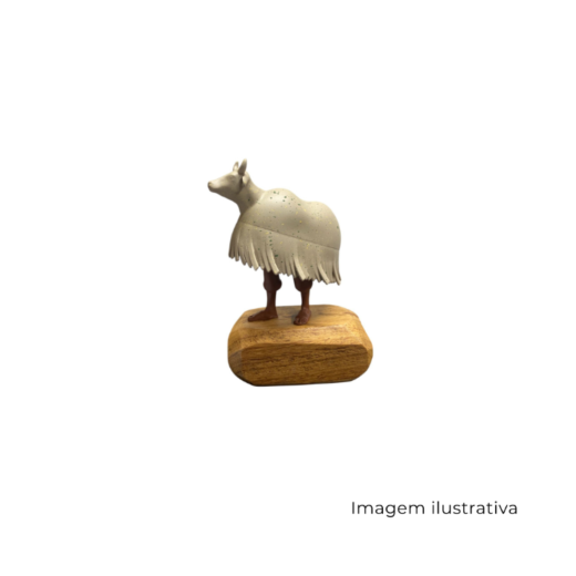 Escultura G N2 Base Madeira IL144ECLNA052 SR13077