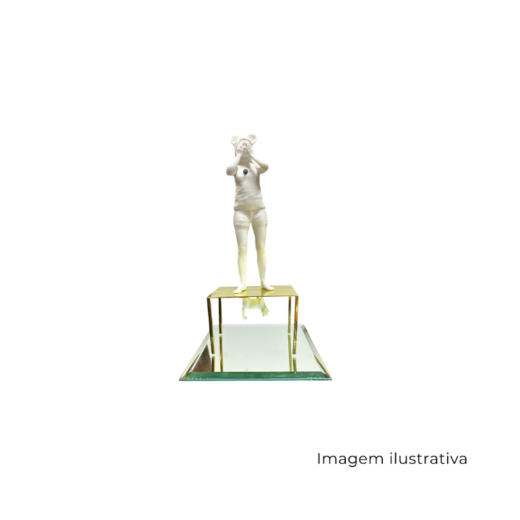 Escultura Menina Coração E1001 SR13196
