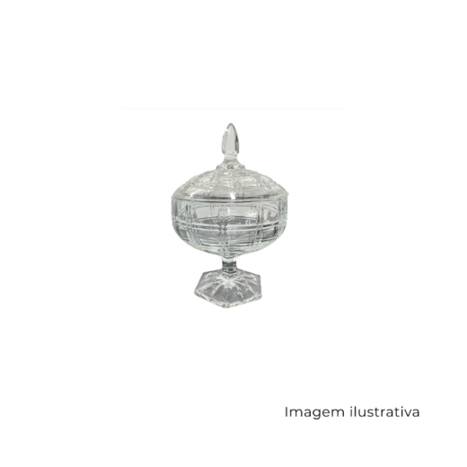 Potiche Lanna Vidro Transparente 13700 SR13296