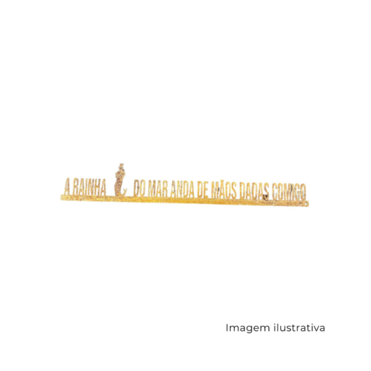 Frase De Ferro A Rainha Do Mar MCA1719 SR13382