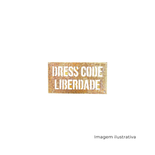 Placa De Ferro Dress Code Liberdade MCA1725 SR13389