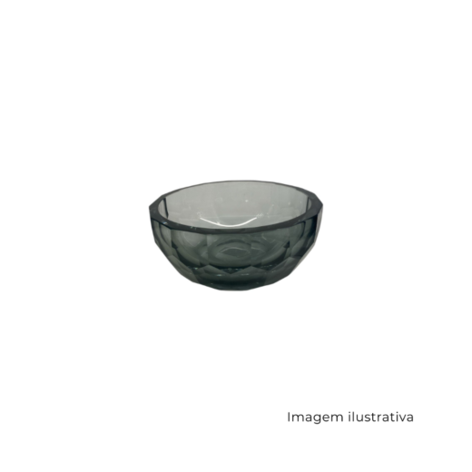 Vaso Em Vidro Cinza G 534625 SR13407