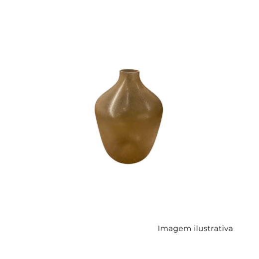 Vaso Em Vidro Marrom Claro 68430 SR13409