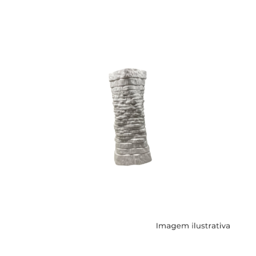 Vaso Em Ceramica Branco M 69521 SR13437