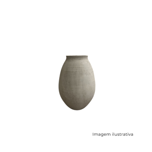 Vaso De Cimento Cinza Claro 69674 SR13441