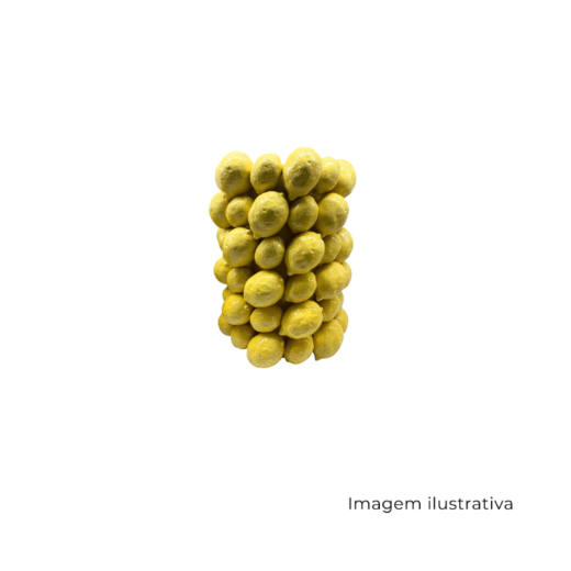 Vaso Em Ceramica Limoes Siciliano Amarelo G 73917 SR13463
