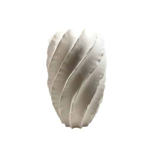 Vaso Decorativo Porcelana Branco 35,5X23 Cm 385122 SRC5133