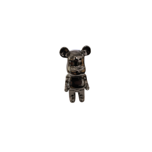 Escultura Ziggy Prata Ceramica Ama6-67098 SR11802