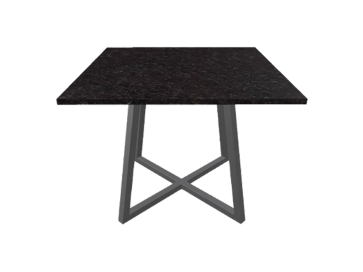 Mesa Lateral Pirâmide Quadrada - Granito