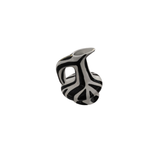 Jarra Keens Preto Branco Ceramica Ama6-B3518 SR11808