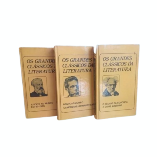 Livro Os Grandes Clássicos Da Literatura Sem Capa SR11749