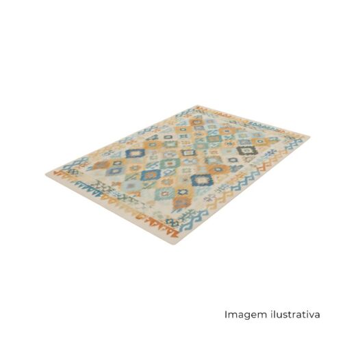 Tapete Kilim Paquistanes Retangular - 2,97C X 2,53L SR821