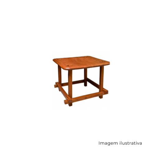 Banco Pequi Em Madeira Jatobá e Latão 20000002 SR1689