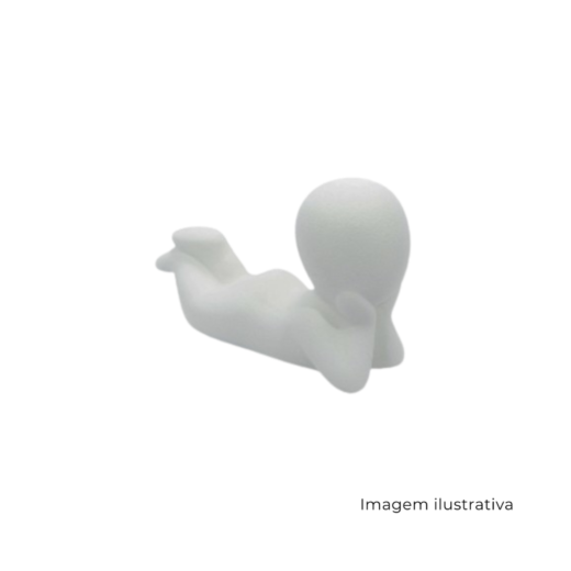 Escultura Em Cerâmica Homem Deitado 66556 SR 12348