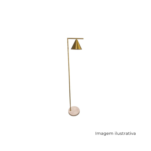 Coluna Luxe Dourado E Branco LUX1CL01DR10 SR12989