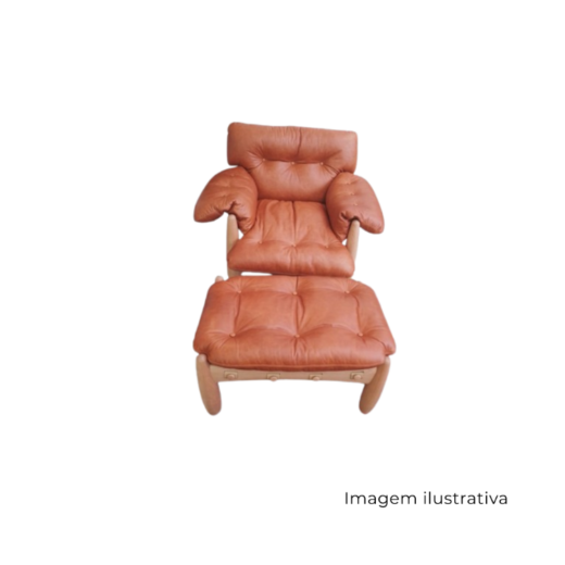 Poltrona Mole Com Banqueta SR1367