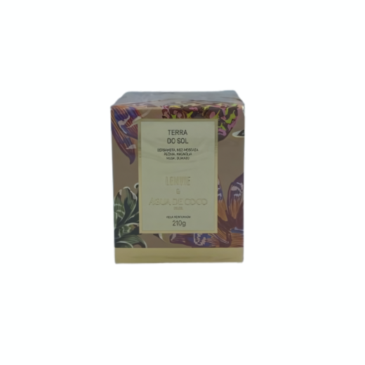 Vela Perfumada Terra Do Sol Lenvie + Agua De Coco SR11382