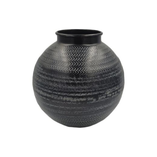 Vaso De Metal Preto V1709P SR11503