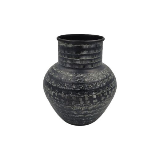 Vaso De Metal Preto V1726P SR11505