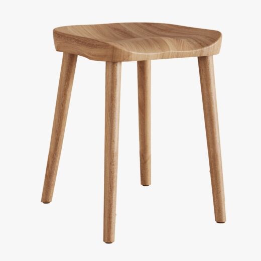 Banqueta Hip - 0,44 X 0,49 X 0,78H - Madeira Preto