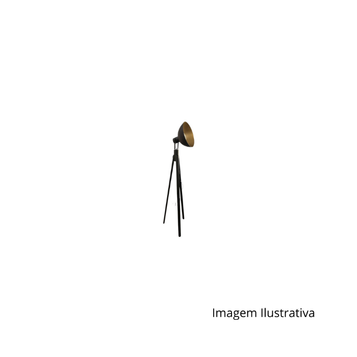 Luminária Coluna Trippe Viena Preto 3203PT SR13191