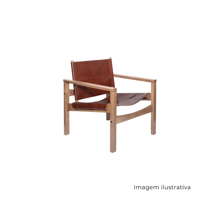 Poltrona Peg Lev Vaqueta SR1533
