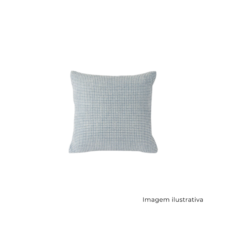 Almofada E-004 Estofado Em Acabamento 359 - Dabas Blue SR1028