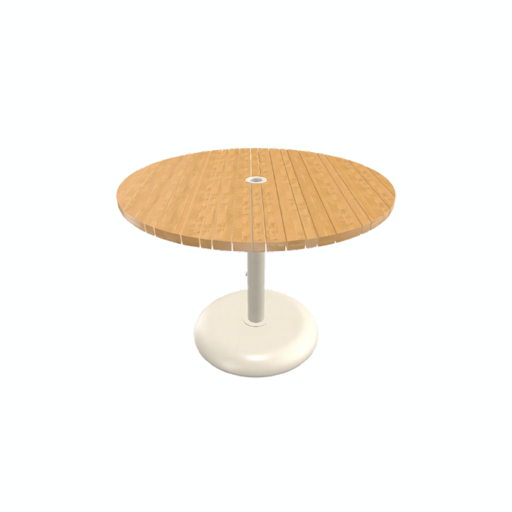 Mesa Technicolor Sem Saia - Madeira