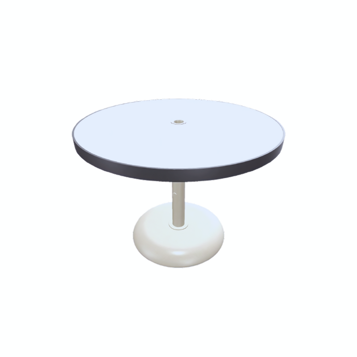 Mesa Technicolor Com Saia - Porcelanato