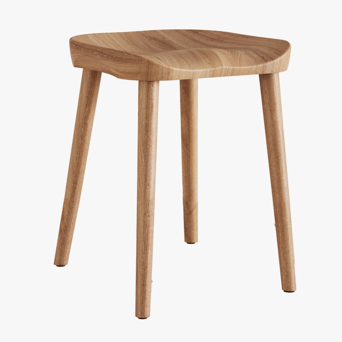 Banqueta Hip - 0,44 X 0,49 X 0,78H - Madeira Preto