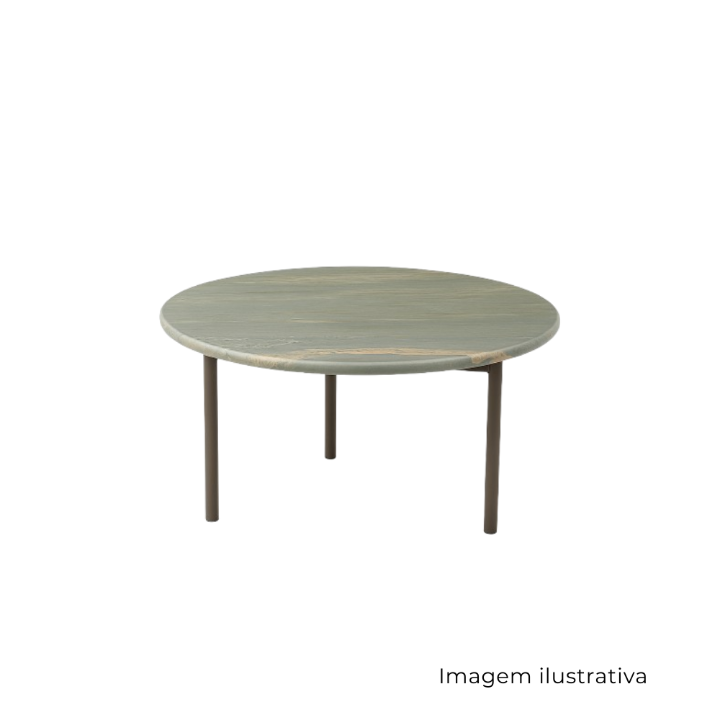 Mesa de Centro Slim Redonda Granito SR1277