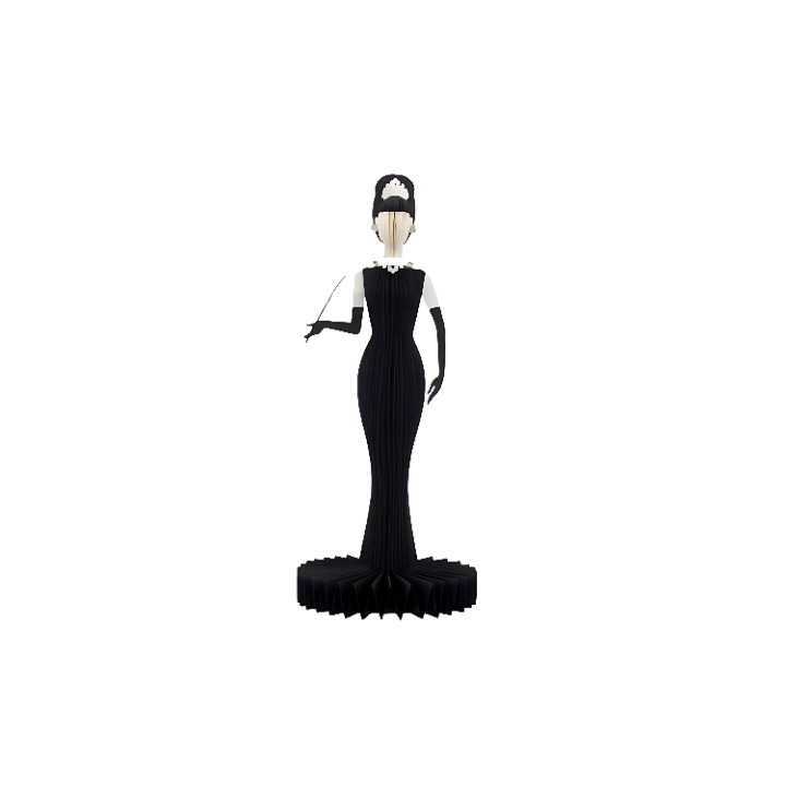 Escultura De Papel Sobre Acrílico Audrey Hepburn LN903A-1818-AC SR12477