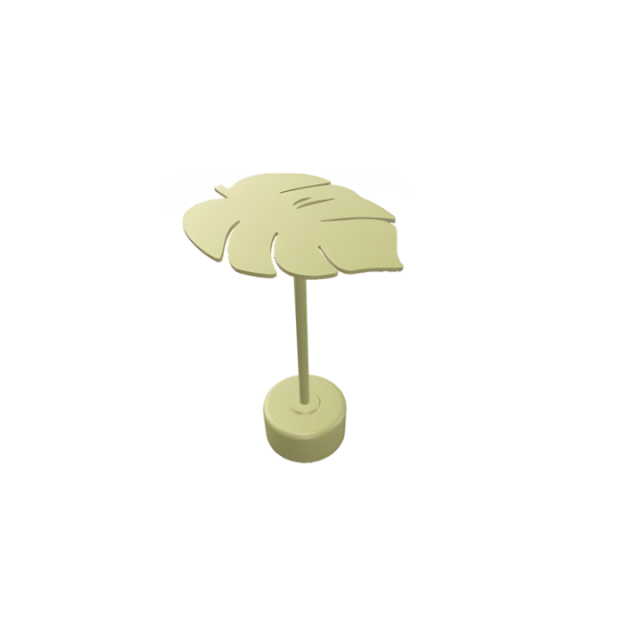 Mesa Apoio 3213M Monstera M Tampo De Aluminio -Amazonia SR1020