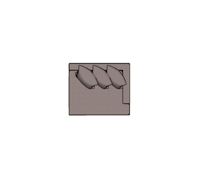Modulo Fillet Com 01 Braco Com Almofadao Braco D - 1,05 X 0,90