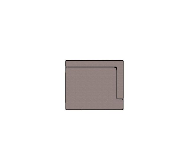 Modulo Fillet Com 01 Braço - 1,05 X 0,90