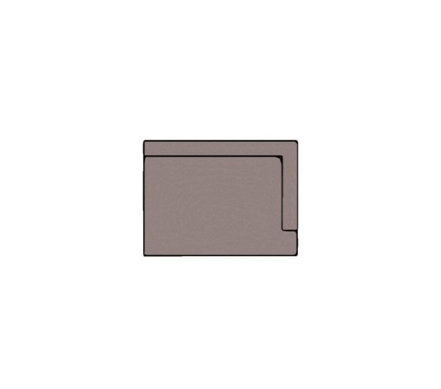 Modulo Fillet Com 01 Braço - 1,20 X 0,90