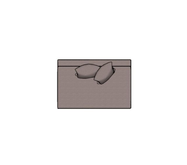 Modulo Fillet Meio Com Almofadao - 1,35 X 0,90