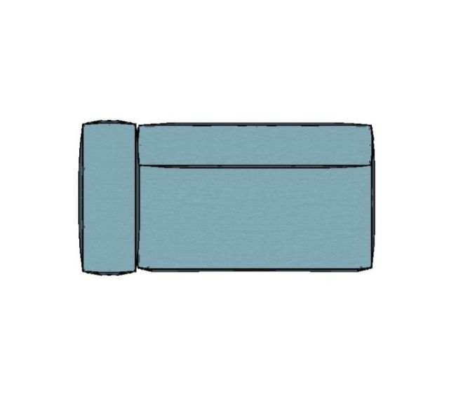 Modulo Sofá Modular Canto Esquerdo - CE7 1,98 X 0,99 X 0,76H