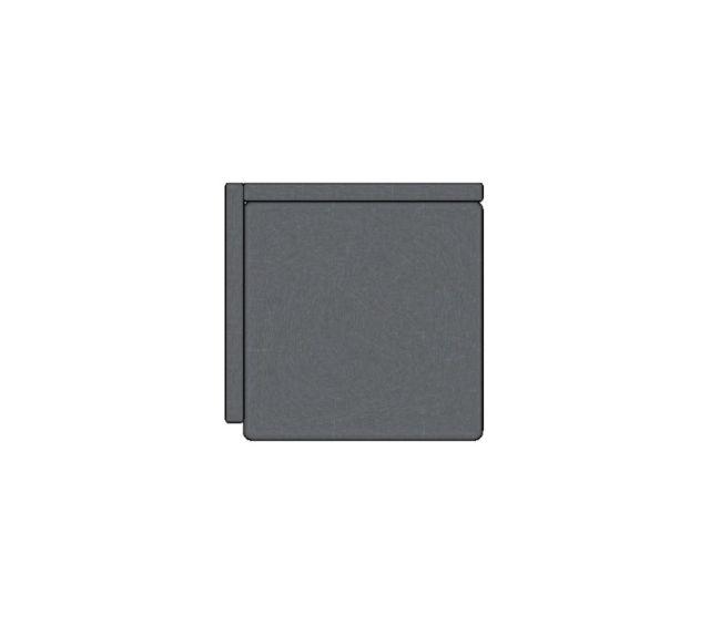 Modulo Sofá Marais Com 1 Braço - 0,87 X 0,87 X 0,75H
