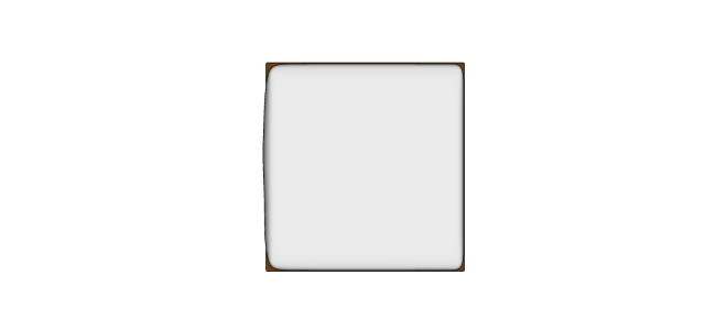 Modulo Sofá Oslo Puff - 1,00 X 0,95 X 0,40H