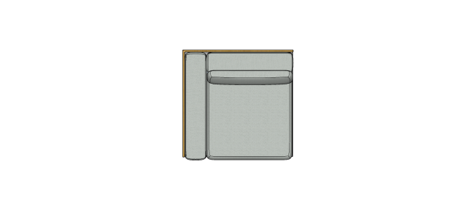 Módulo Sofá Paulistano Com 1 Braço Esq. - 1,15 X 1,15 X 0,70H