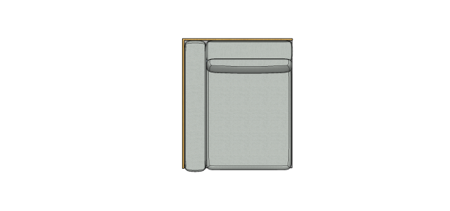 Módulo Sofá Paulistano Com 1 Braço Esq. - 1,15 X 1,39 X 0,70H
