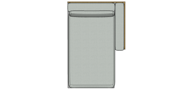 Módulo Sofá Paulistano Chaise Com 1 Braço Dir. - 1,39 X 2,09 X 0,70H