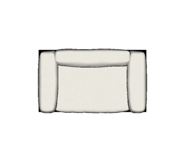 Modulo Sofá Platô Com 02 Braços E Sem Extensor - 1,69 X 0,92 X 0,72H