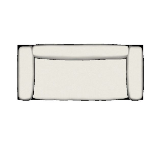 Modulo Sofá Platô Com 02 Braços E Sem Extensor - 2,24 X 0,92 X 0,72H