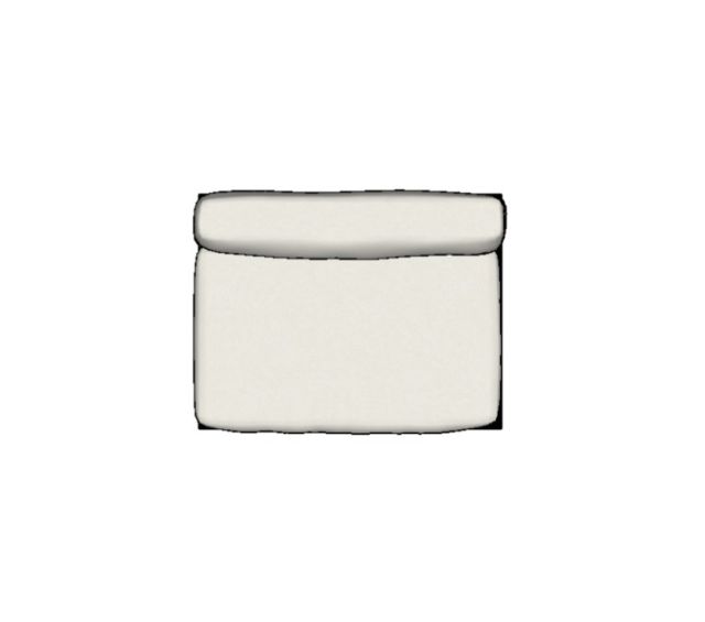 Modulo Sofá Platô Sem Braços E Sem Extensor - 1,25 X 0,92 X 0,72H