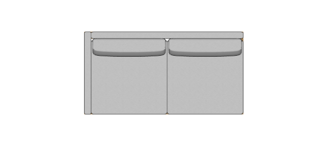 Módulo Sofá Valby 2 Lugares Com 1 Braço Esquerdo Estofado Fino - 2,38 X 1,24 X 0,70H