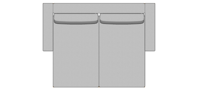 Módulo Sofá Valby Chaise Dupla Com 2 Braço Estofado Largo - 2,78 X 2,09 X 0,70H