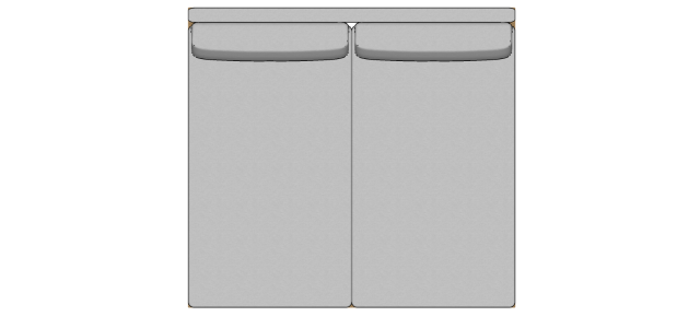 Módulo Sofá Valby Chaise Dupla Sem Braço - 2,28 X 2,09 X 0,70H