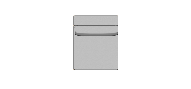 Módulo Sofá Valby Sem Braço Estofado Largo - 1,14 X 1,39 X 0,70H